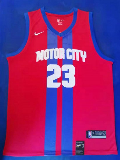 Maillot de Basket #23 Griffin Pistons 2019-20 City Brodé